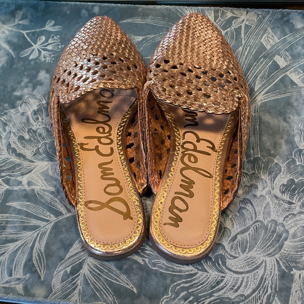 Sam Edelman Rose Gold Navya Mules - Picture 4 of 6